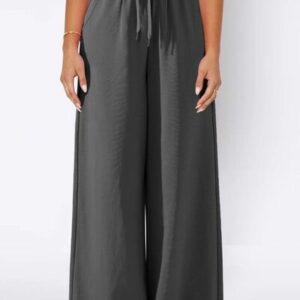 High Waist Wide Leg Pants
