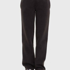 Elastic Waist Fleece Pants with Pockets