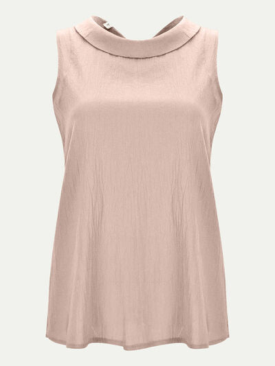 Full Size Round Neck Sleeveless Top - Image 3