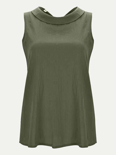 Full Size Round Neck Sleeveless Top - Image 2
